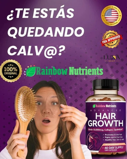 Hair Growth – Más Cabello, Más Fuerza, Menos Caída 💜