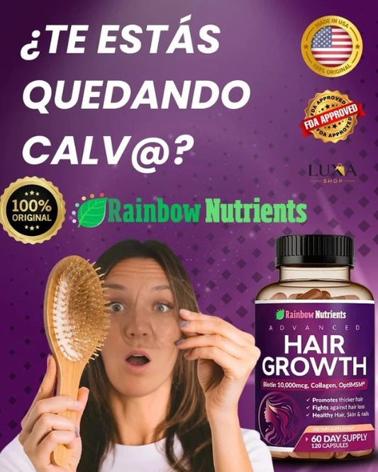 Hair Growth – Más Cabello, Más Fuerza, Menos Caída 💜