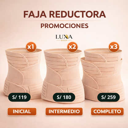 Faja Post Parto 3 en 1 – Soporte Abdominal y Moldeo de Cintura