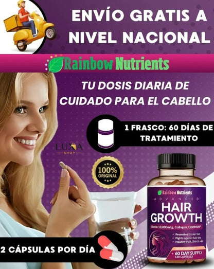 Hair Growth – Más Cabello, Más Fuerza, Menos Caída 💜