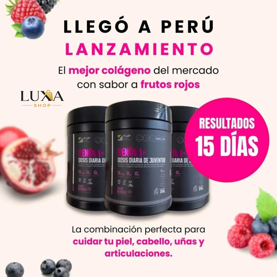 ✨ RENOVA+|Colágeno Doble Hidrolizado compra ahora y recibe regalo GRATIS🎁