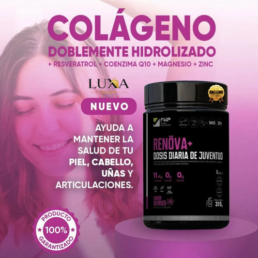 ✨ RENOVA+|Colágeno Doble Hidrolizado compra ahora y recibe regalo GRATIS🎁